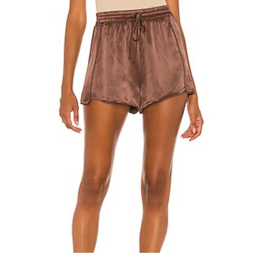 Revolve Satin Shorts
